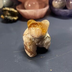 Flower Agate Bear 🐻 with Sparkling Sparkles 💖